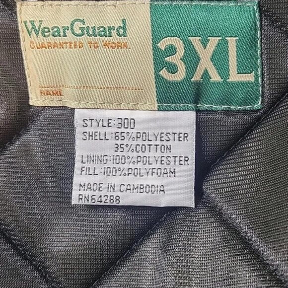 WORKWEAR Work Jacket Green Chore Farm‎ Mechanic Green 3XL - Picture 9 of 9